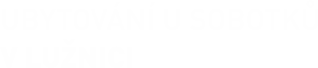 Ubytování u Sobotků